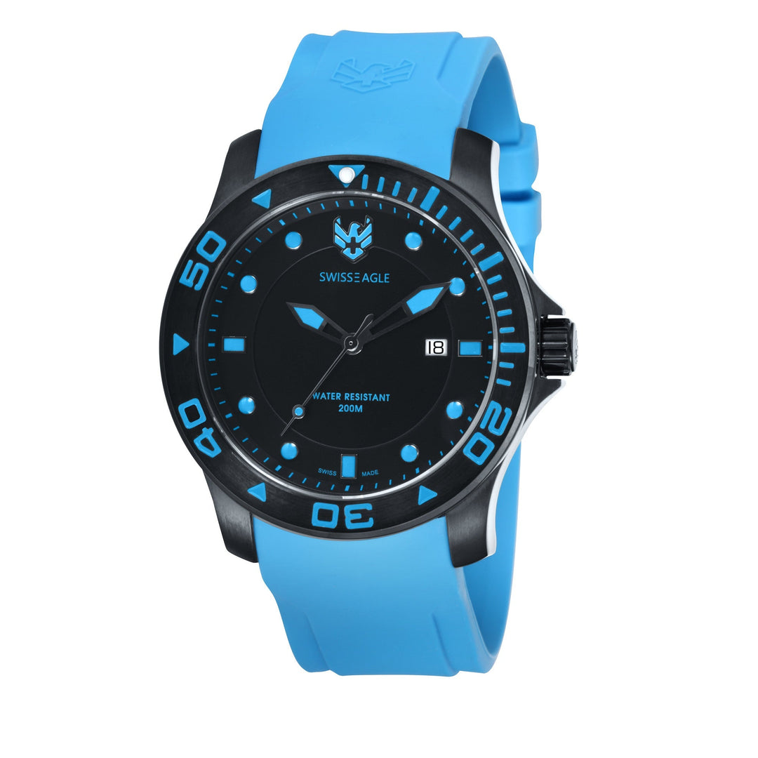Sea Bridge Chronograph Blue / Rubber | Blue Dial