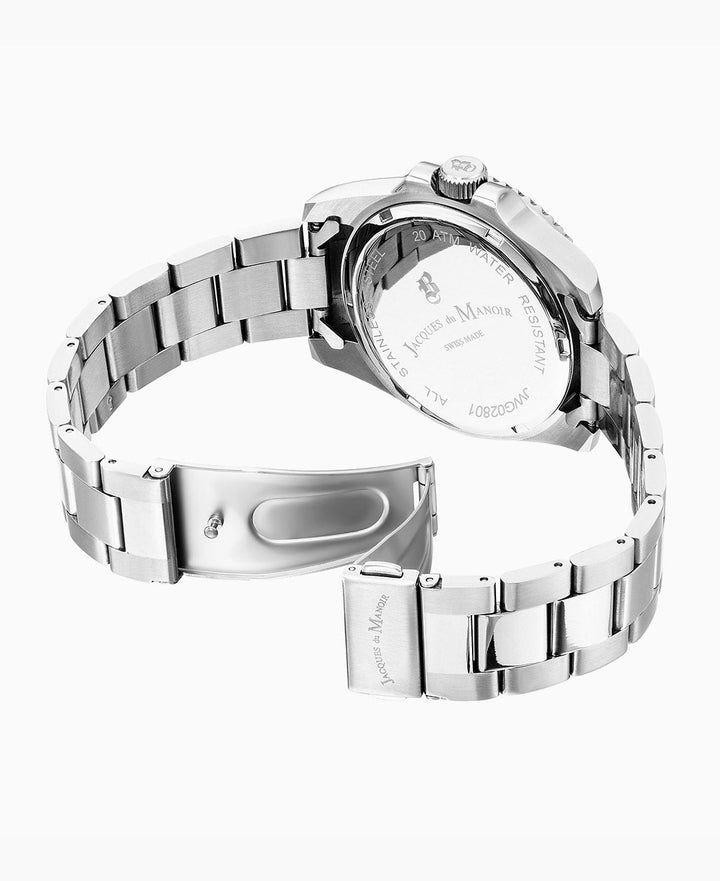 Pro Scuba 43mm Black dial, stainless steel bracelet Black Dial
