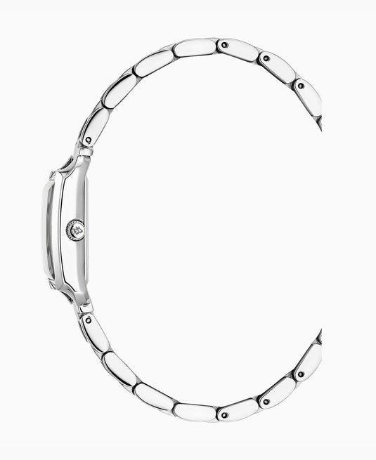 Emily Silver-tone White White Dial