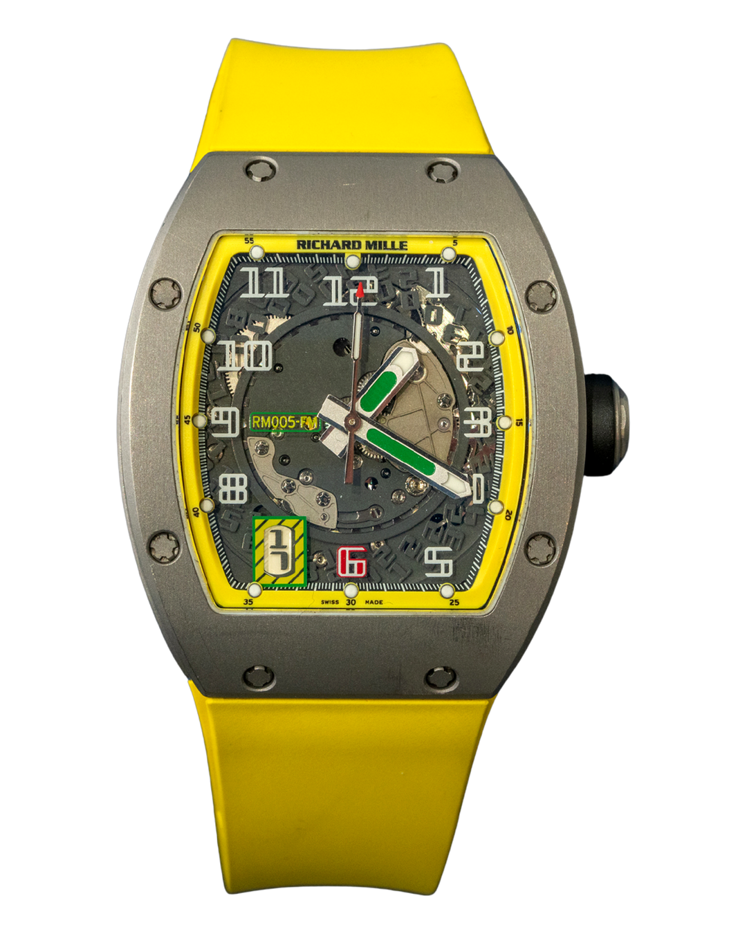 Richard Mille RM005 Titanium “Felipe Massa Brazil” Grey DLC (Watch + Box)