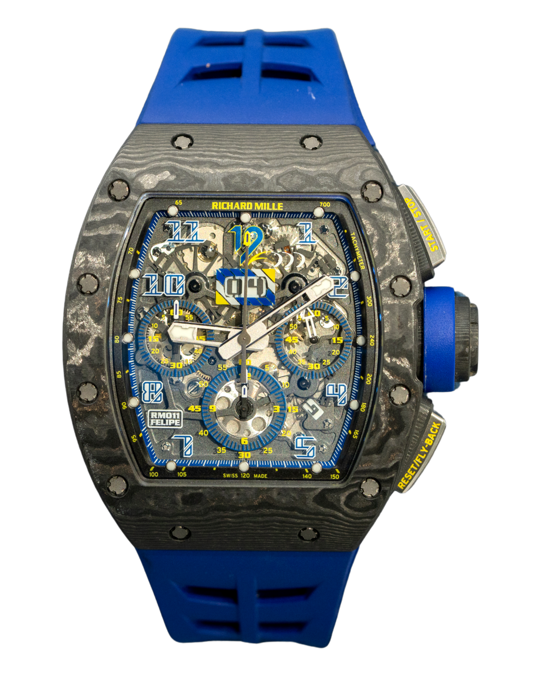 Richard Mille RM011 “10th Anniversary” Felipe Massa Black NTPT Chronograph (Watch + Duplicate Paper) (LTD 100 Pieces)