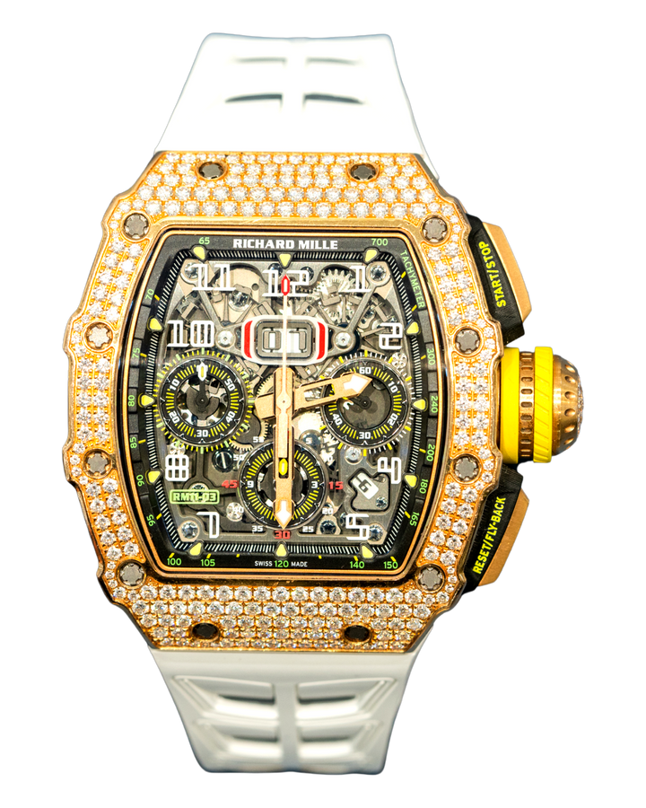 Richard Mille RM11-03 Full Rose Gold Factory Set Full Set Complete 2018