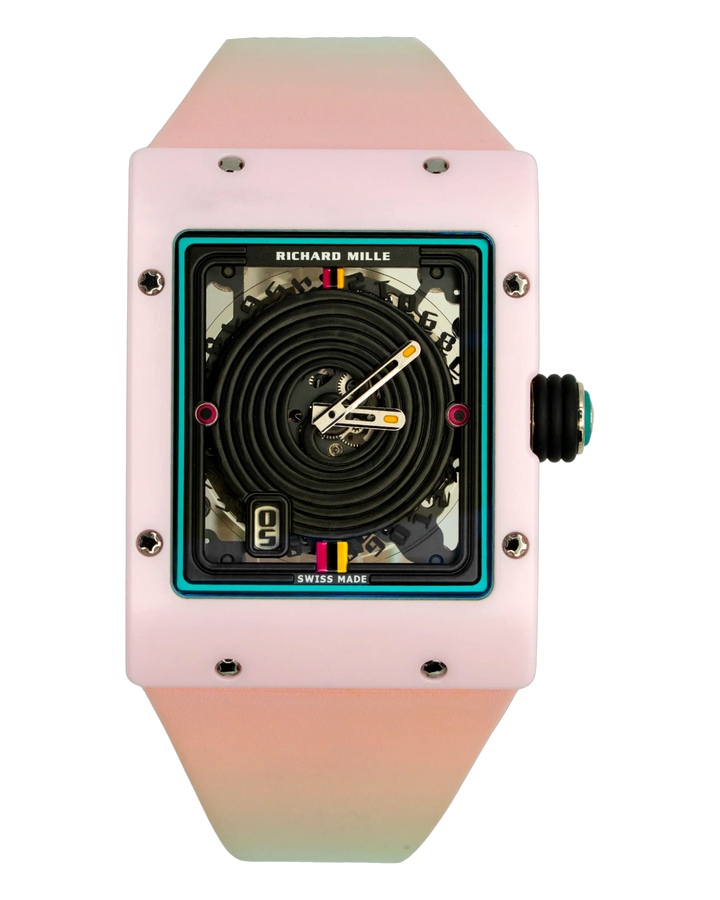 Richard Mille RM16-01 Pink Ceramic "Bon Bon" 2019 (Watch+Papers) (Limited 30 Pieces)