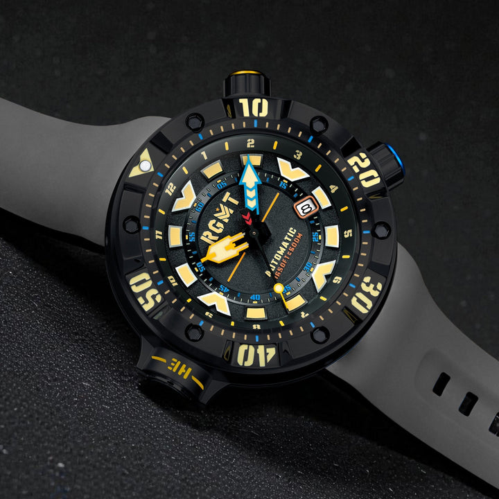 Depth Charge Automatic Gray  / Silicone | Gray Dial