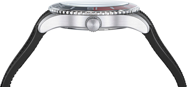 Pacific Beach Black / Stainless Steel | White Dial