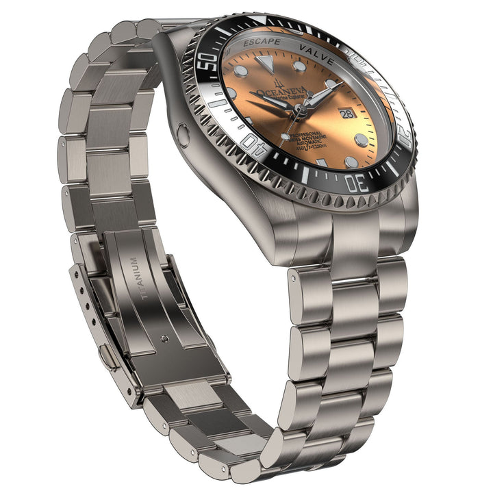 Titanium Deep Marine Explorer II Black/Copper Bezel | Copper Dial