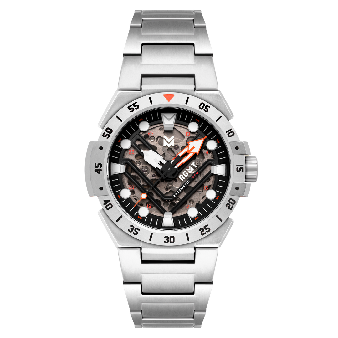 Himars Skeleton Automatic Black / Stainless Steel Stainless Steel | Black Dial