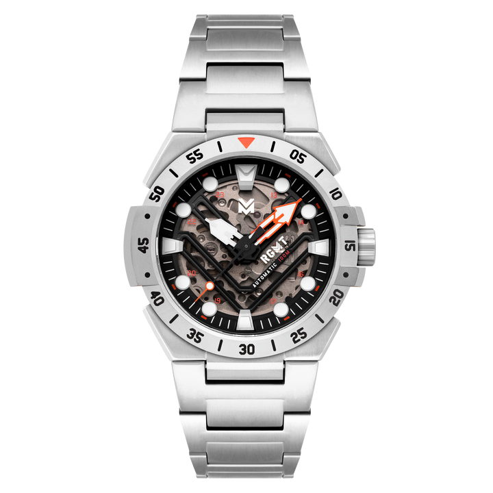Himars Skeleton Automatic Black / Stainless Steel Stainless Steel | Black Dial