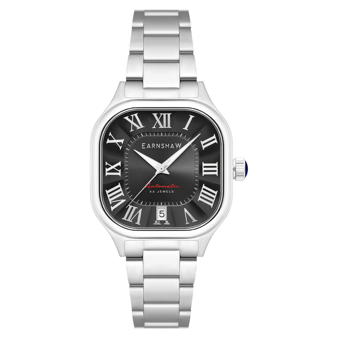 Coussin Automatic Black / Stainless Steel | Black Dial