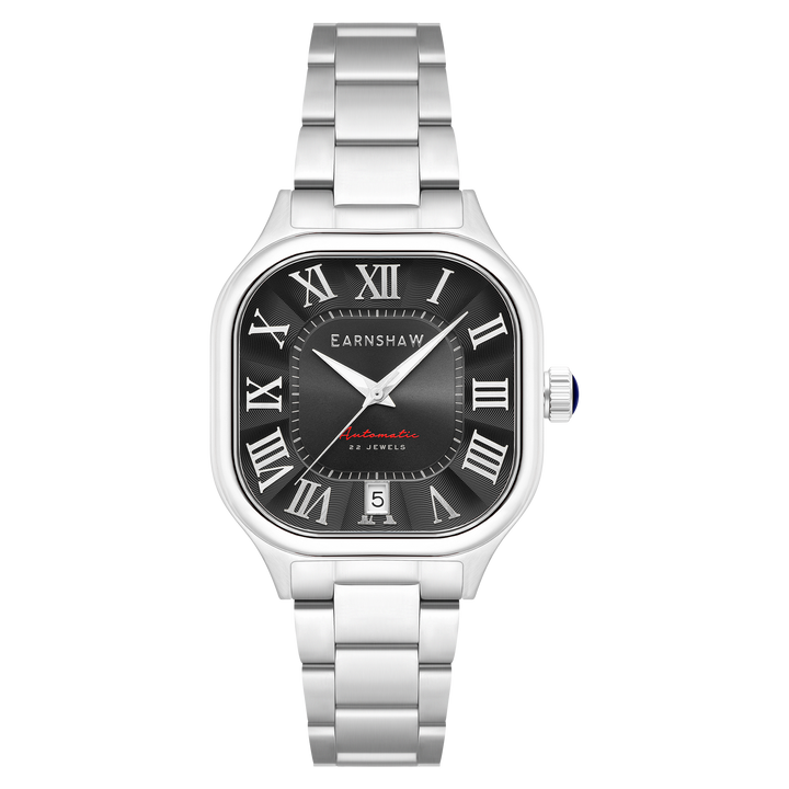 Coussin Automatic Black / Stainless Steel | Black Dial