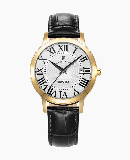 Genesis Black-tone White White Dial