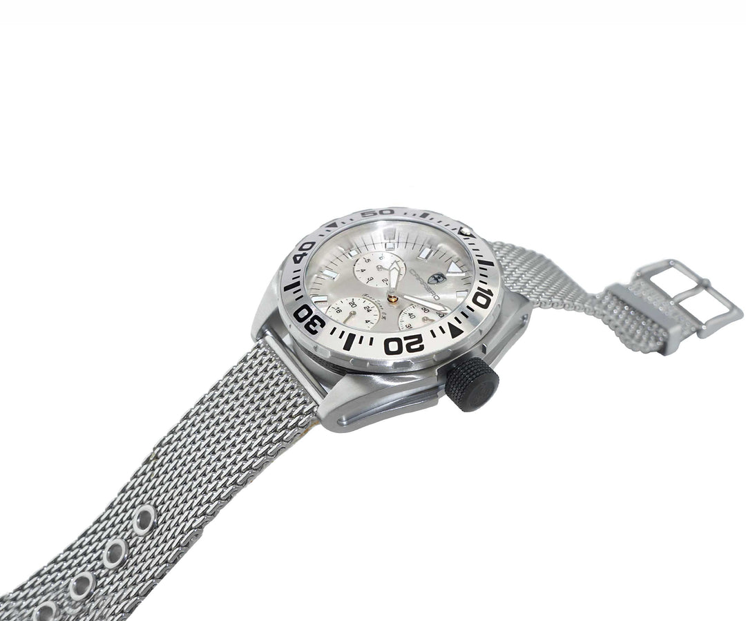 FreeZone-CH White/ Silver White Dial