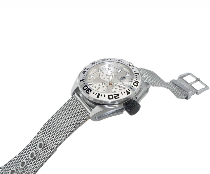FreeZone-CH White/ Silver White Dial