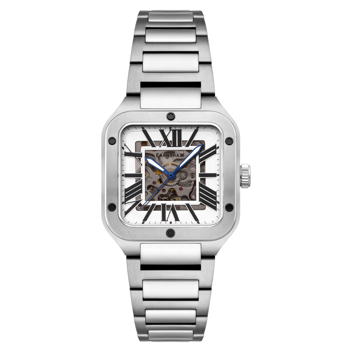 Engineer Lennox Skeleton Automatic White / Stainless Steel | White Dial