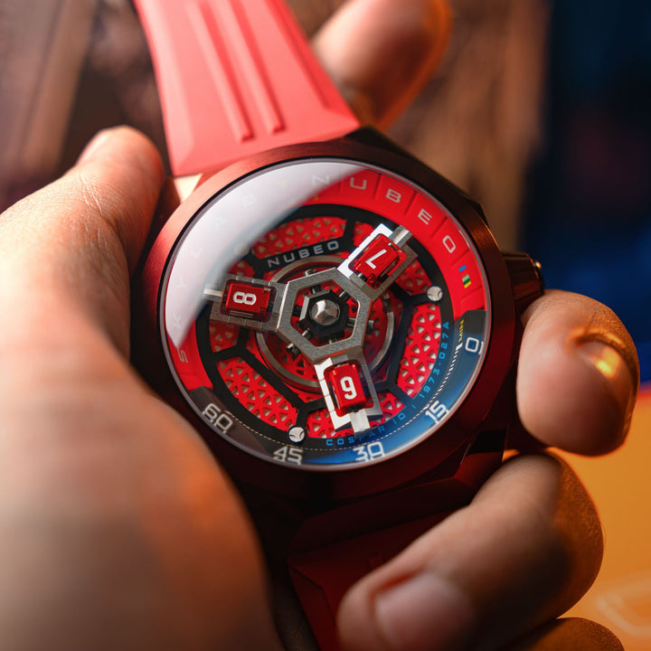 Skylab Automatic Limited Edition Set Red / Rubber | Red Dial