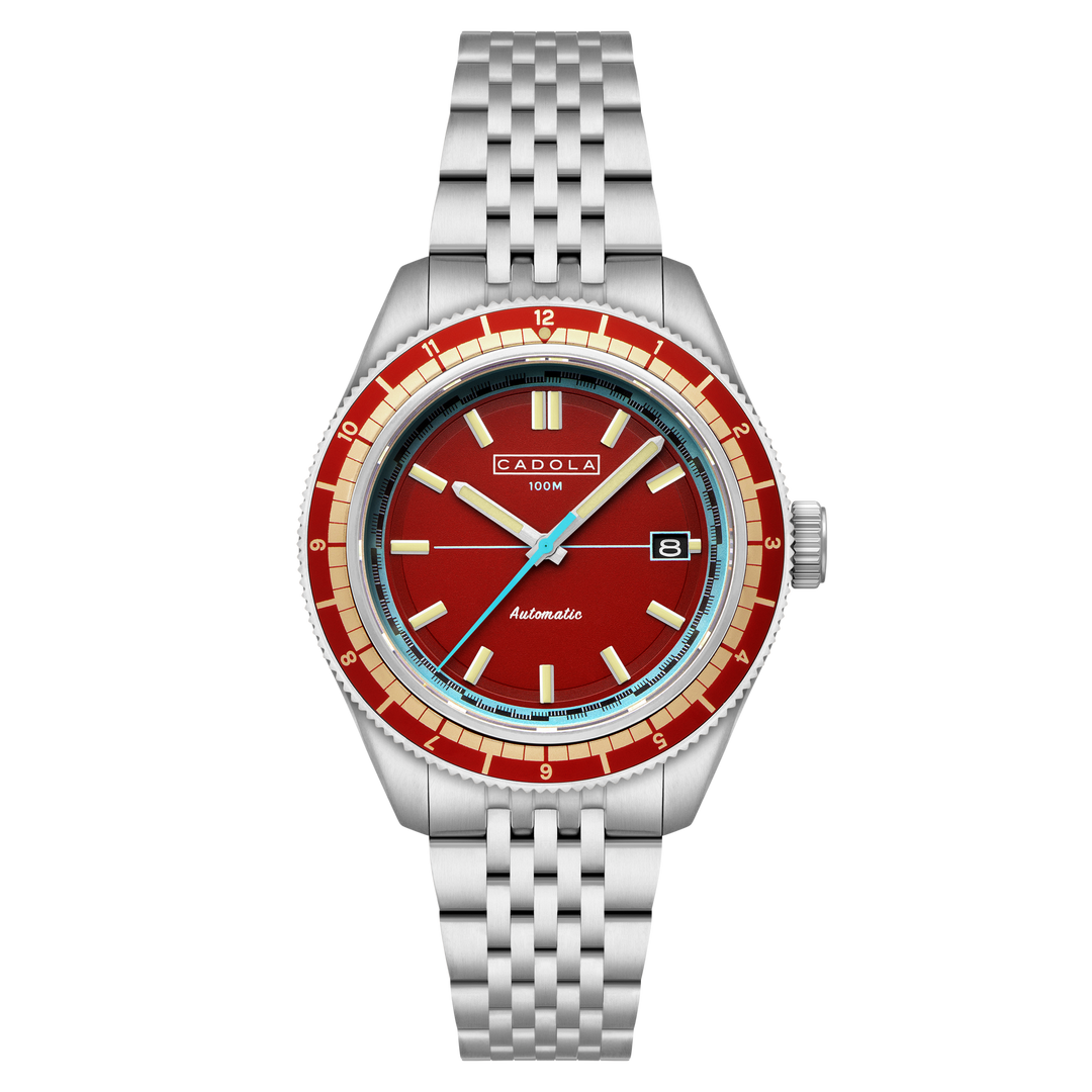 Ahrens Automatic Red / Stainless Steel | Red Dial