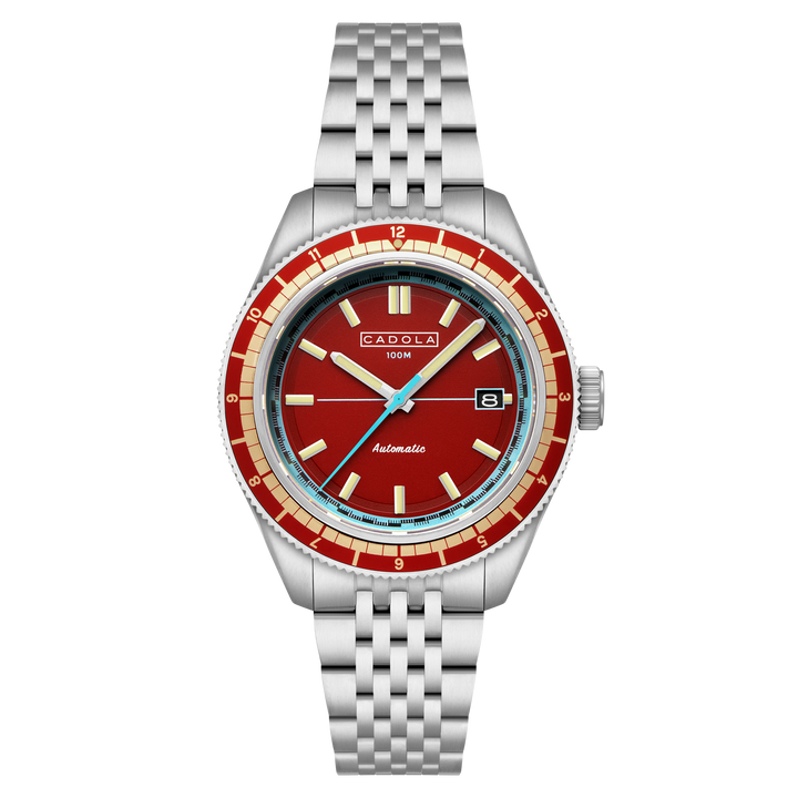 Ahrens Automatic Red / Stainless Steel | Red Dial