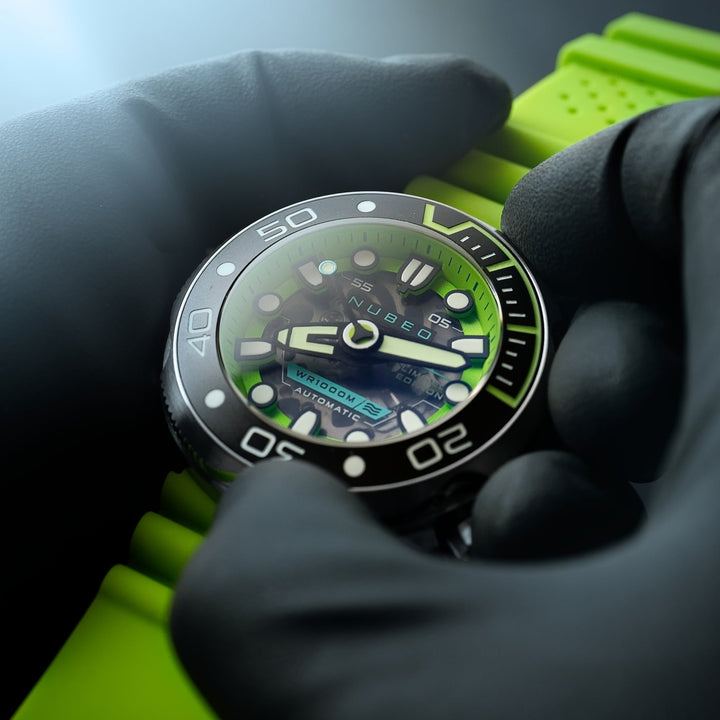 Ventana Skeleton Automatic Limited Edition Green / Silicone | Green Dial