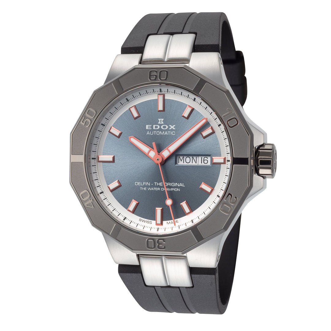 Delfin The Original 43mm / Blue / Black | Blue Dial