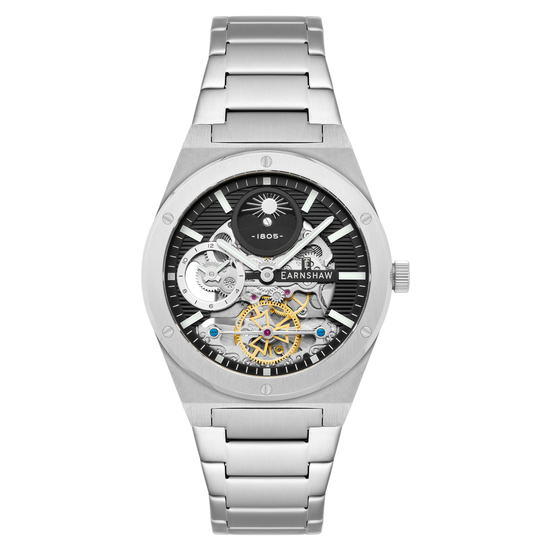 Drake Dual Time Automatic Black / Stainless Steel Black Dial