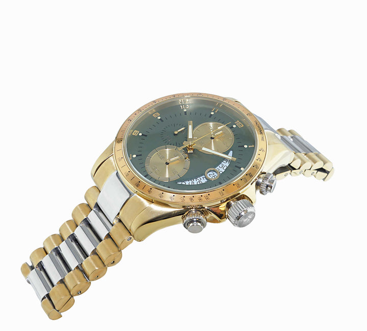 WINNER CIRCLE Teal Green/2-Tone Gold | Green Dial