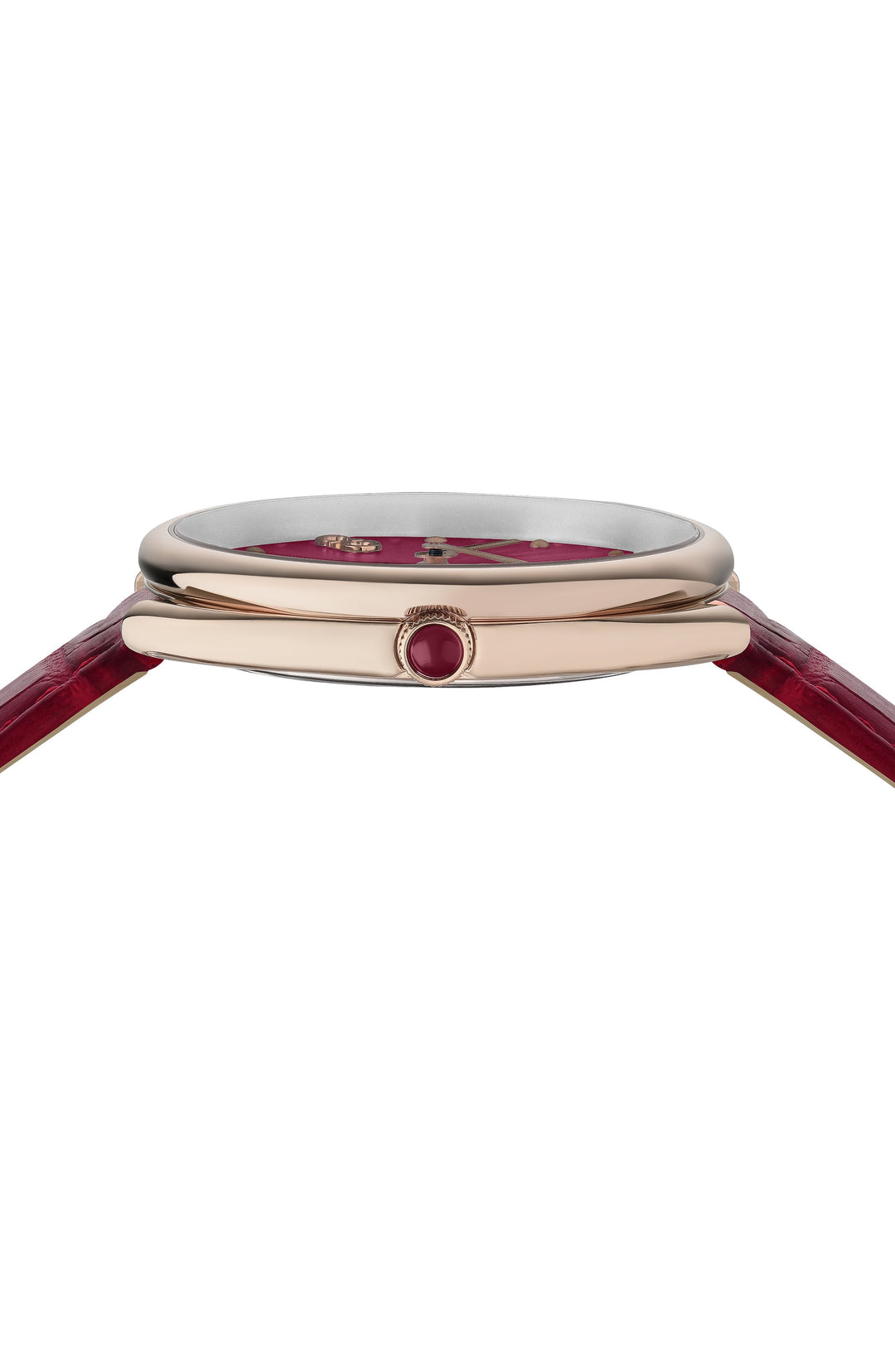 Cuir 34mm / Burgundy / Red | Burgundy Dial