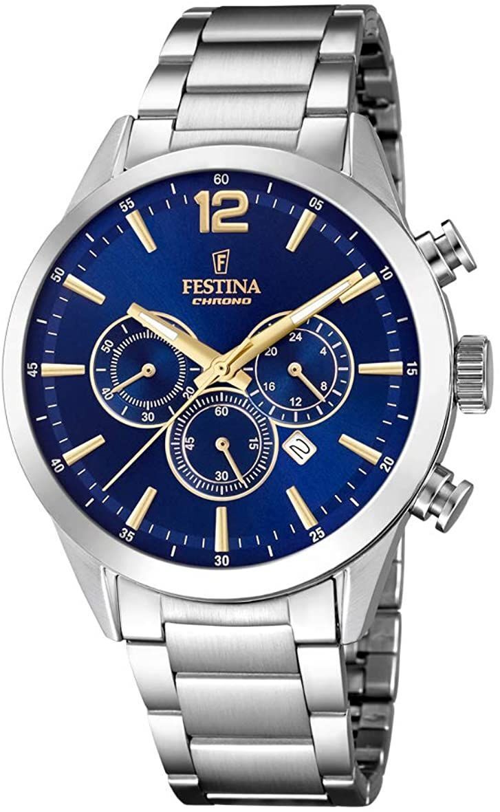Timeless Chrono Blue / Stainless Steel Blue Dial