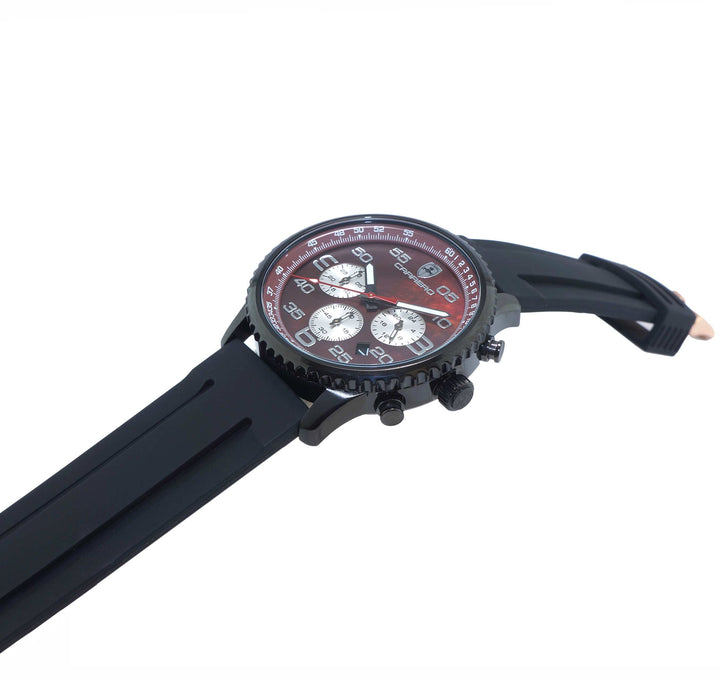 Aureum BLACK/MAROON Maroon Dial