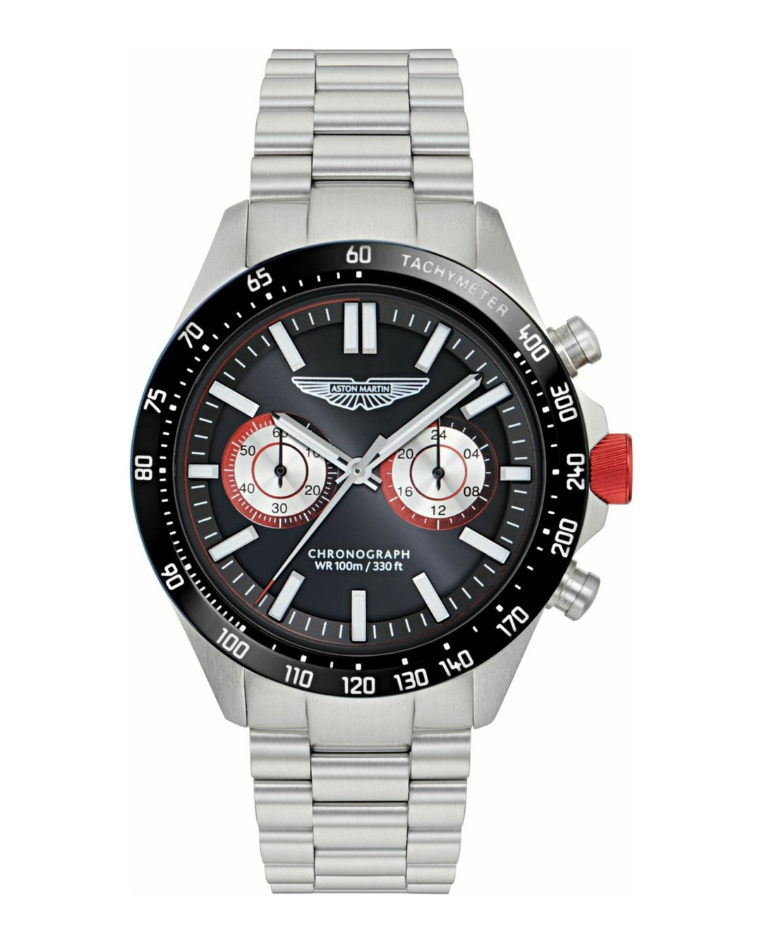 SPT Chrono Black Dial Chrono/Stainless Steel Bracelet Black Dial
