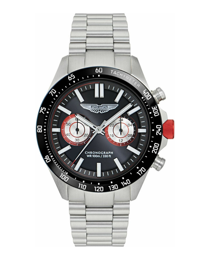 SPT Chrono Black Dial Chrono/Stainless Steel Bracelet Black Dial