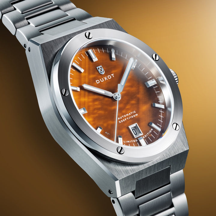 Bastia Automatic Lapidary Limited Edition Brown Dial / Stainless Steel Bracelet 