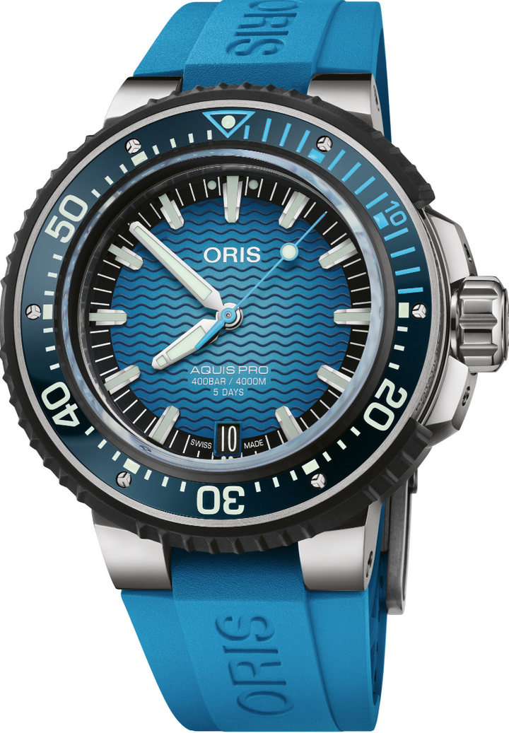 Aquis Pro 400M 49.50mm Blue Dial