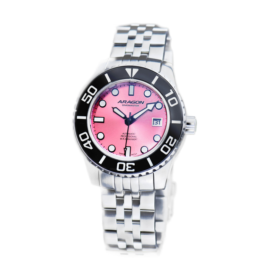 Divemaster 42 Swiss R150 Automatic Pink Dial | Pink Dial