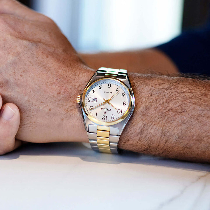 Acero clasico White / Stainless Steel | White Dial