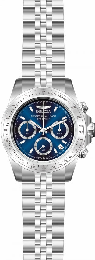 Speedway Chronograph Blue Dial / Silver Stainless Steel Bracelet Blue Dial