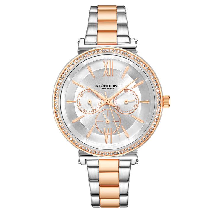 Aria Quartz Classic Rose/Stainless Silver Dial