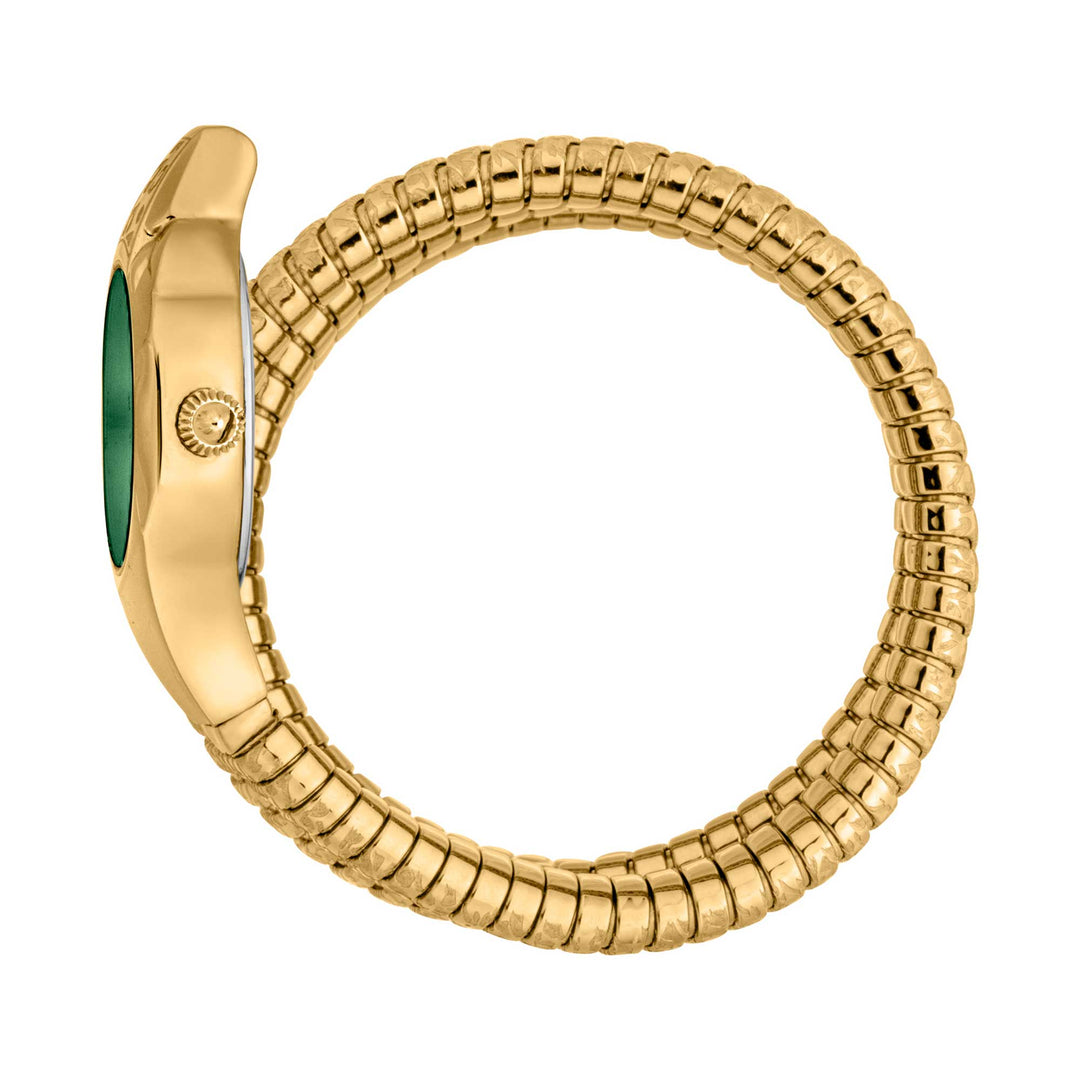 Signature Snake 22mm / Green / Gold | Green Dial