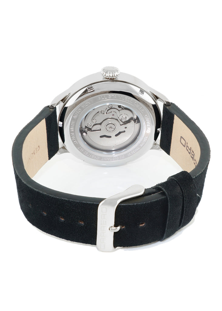 AERODROME SILVER TONE/BLACK | Black Dial