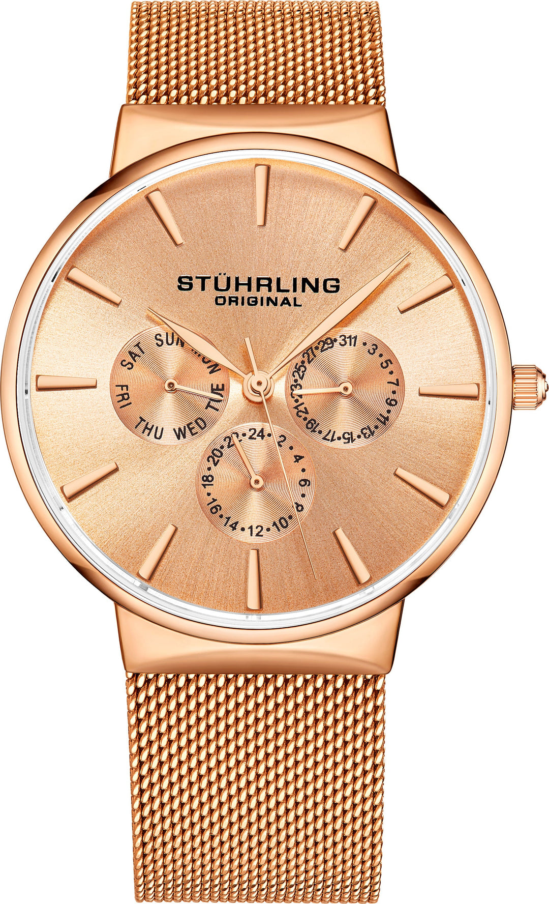 Monaco Rose/Stainless Steel/Rose Dial/Rose Case