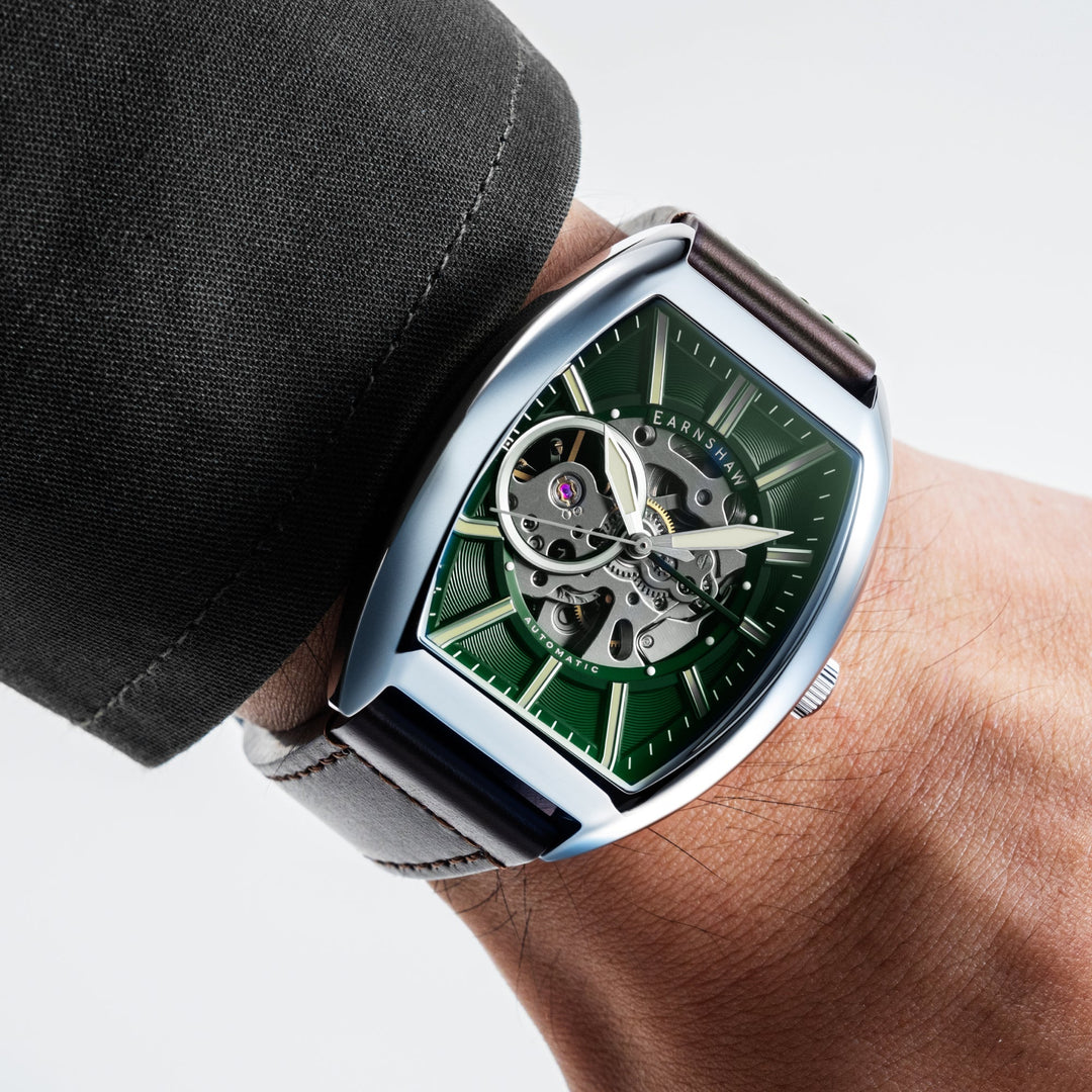 Heritage Beauchamp Skeleton Automatic Green / Stainless Steel | Green Dial