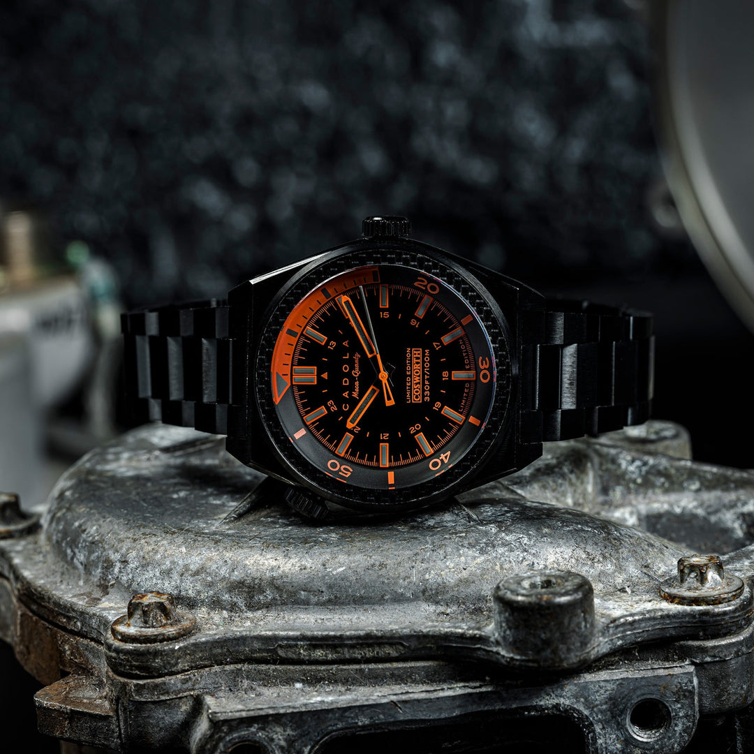COSWORTH COSTIN MECA-QUARTZ LIMITED EDITION BLACK / STAINLESS STEEL | Black Dial