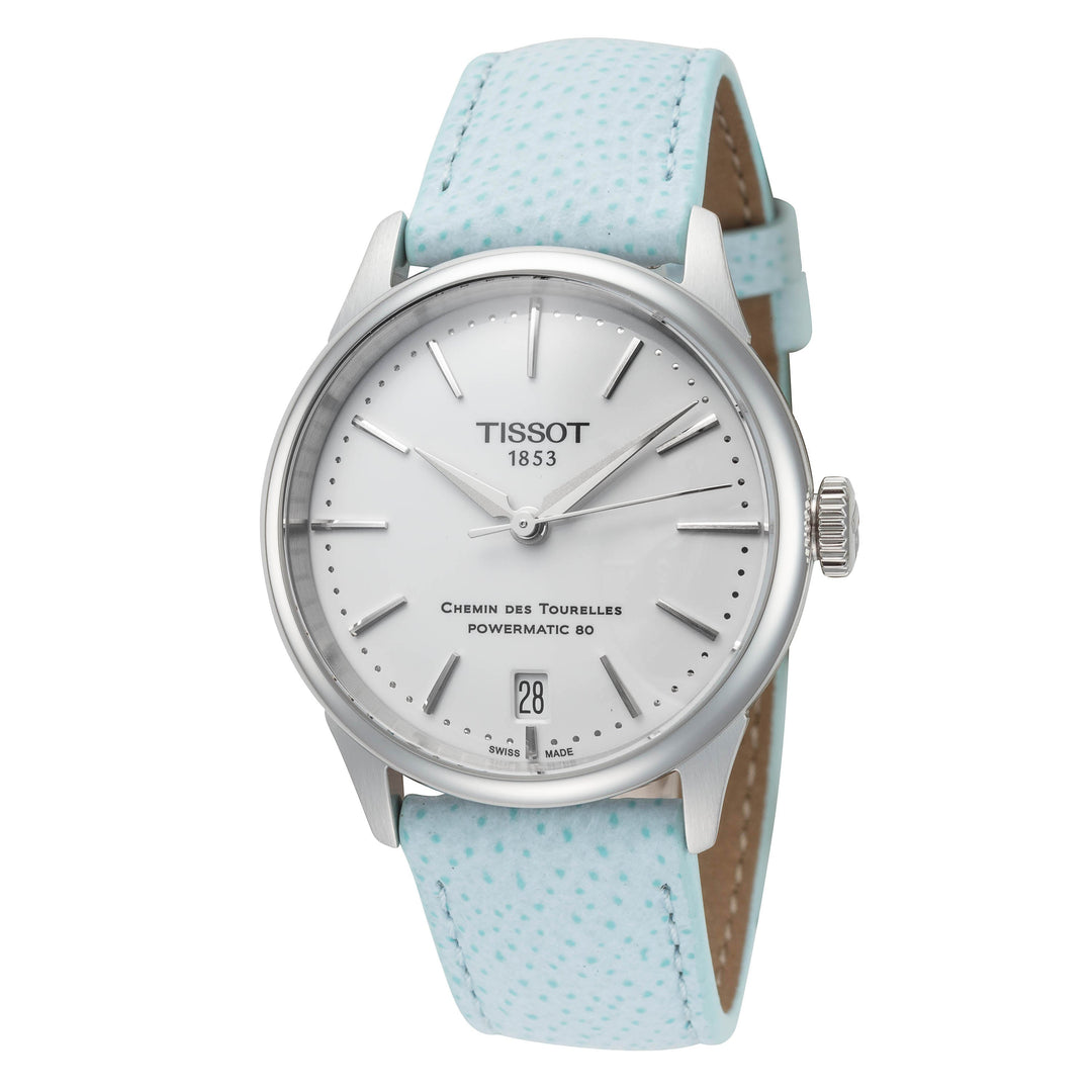 Chemin des Tourelles 34mm / Silver / Light Blue | Silver Dial