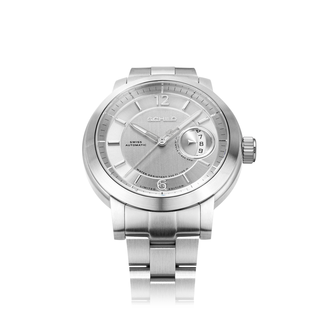 Heinrich Minimal Swiss Automatic Limited Edition Silver / Stainless Steel | Silv