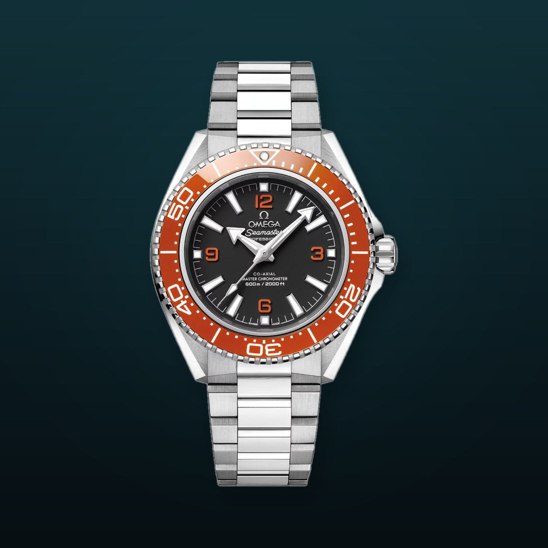 Omega Seamaster Planet Ocean 600M 42mm Black Dial Orange Bezel