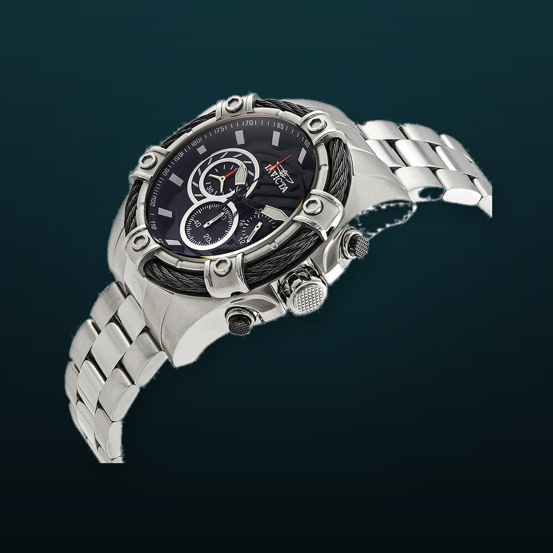 Bolt Chronograph Black Dial / Stainless Steel Bracelet Black Dial