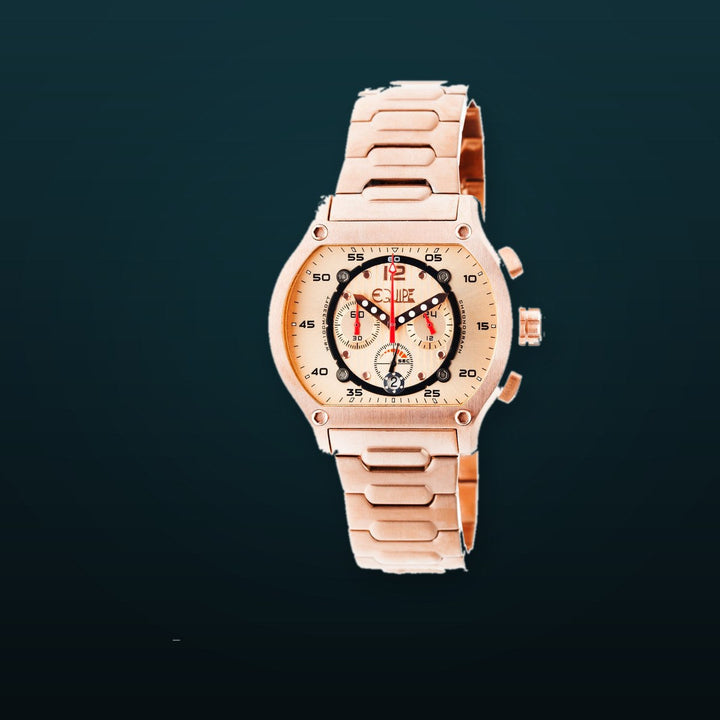 Dash Chronograph 316L Stainless Steel Band Gold/Gold/Gold