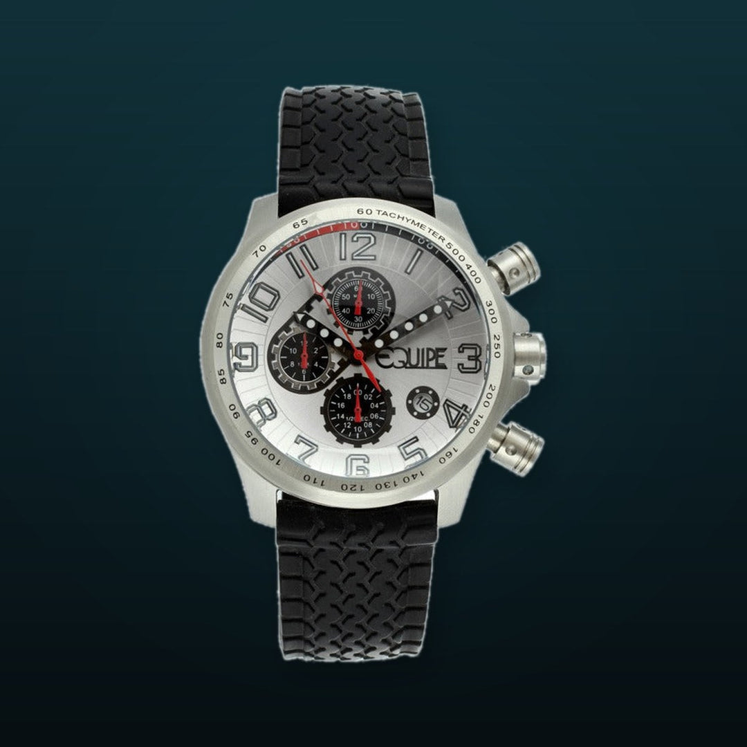 Hemi Black/Silver/White | Silver Dial