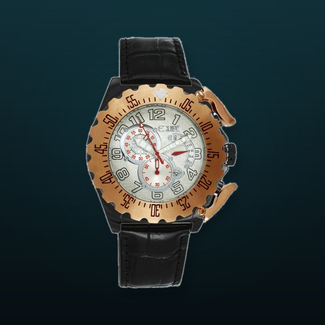 Paddle Black/Gold/White | White Dial