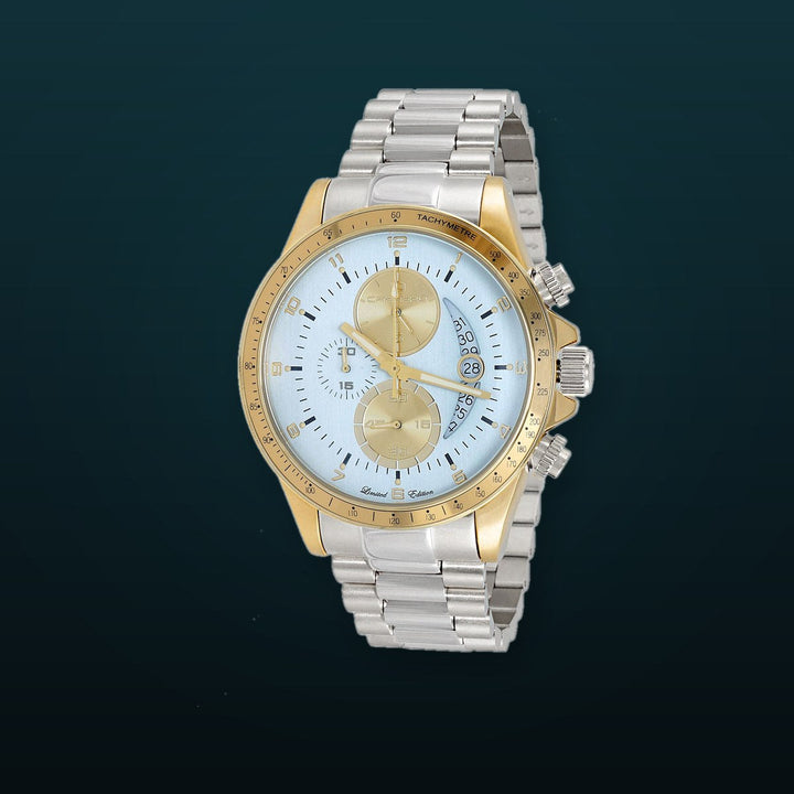 WINNER CIRCLE Light Blue/2-Tone Gold_SS Light Blue Dial