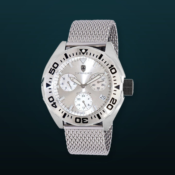 FreeZone-CH White/ Silver White Dial